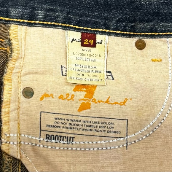 7 for All Mankind Bootleg Jeans - Picture 5 of 5